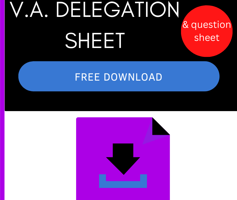 How to delegate tasks to a virtual assistant